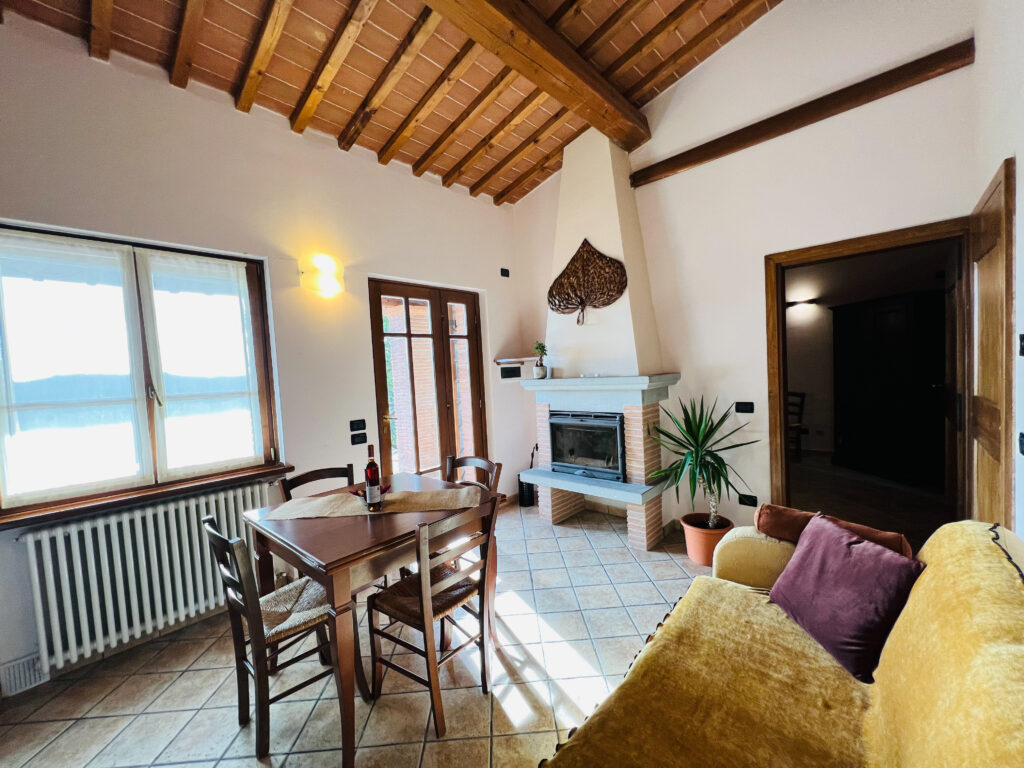 Agriturismo con camere per-friendly in Toscana appartamento Riflessi di lago